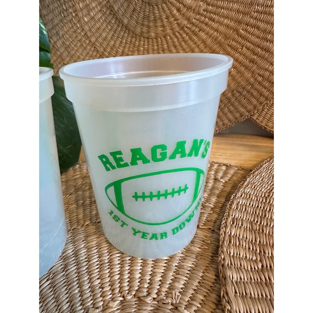 Reagan’s First Year Down! 2 plastic cups - Picture 2 of 5
